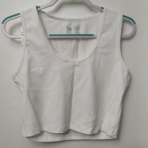 ZYIA Activewear White Stronger Tank (XL)